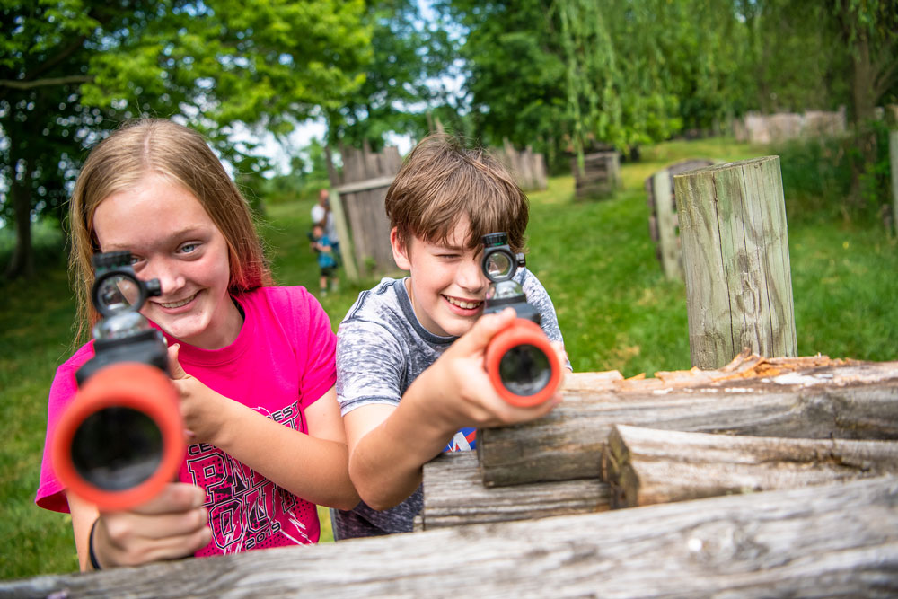 Outdoor Laser Tag Family Fun Hershey, PA
